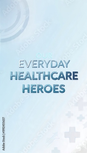 Healthcare Heroes Text Graphic
