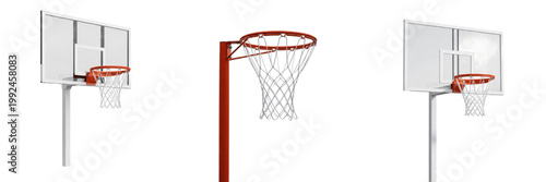 Tableau sur toile Netball hoop and net system Canasta de netball Panier de netball Netball-Korb pr