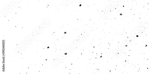 Minimal abstract scatter pattern with small black chips and dots, random terrazzo style fragments on light background, clean modern vector texture for surface design