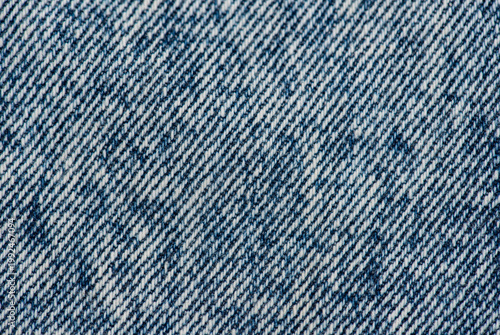 Old blue denim and abstract denim texture pattern background.
