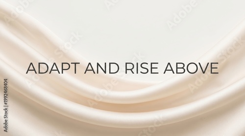 Minimalist Composition of Flowing Fabric