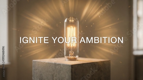 Minimal Composition with Incandescent Lightbulb s1 2