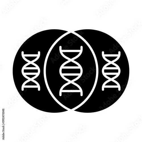 Heredity Genetics DNA Inheritance Biology Icon