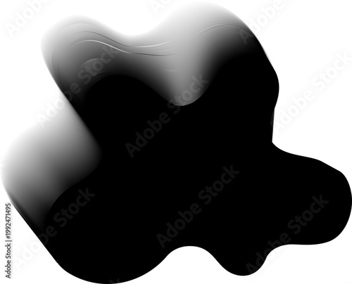 Irregular star blob with pointed extensions and gradient blur contour.