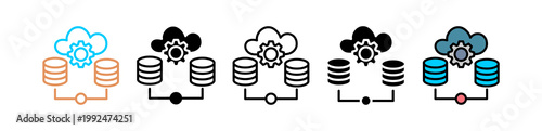 Data Center multyple icon