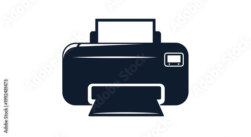 Modern Printer Icon - Digital Output Device
