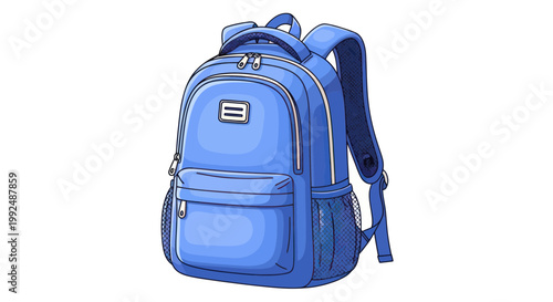 Blue Backpack