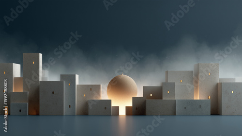 Architectural Abstract with...