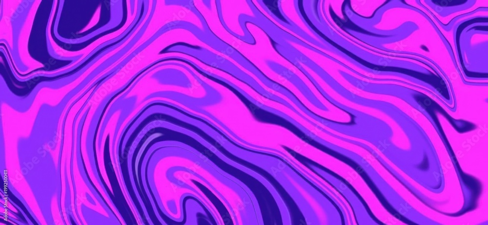 Fototapeta premium Vibrant purple swirling pattern creates mesmerizing abstract design on colorful background