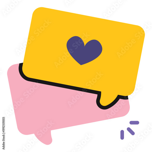 Chat Bubble Flat Icon