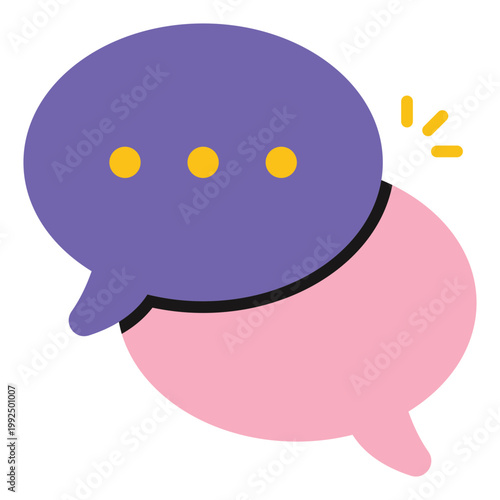 Chat Bubble Flat Icon