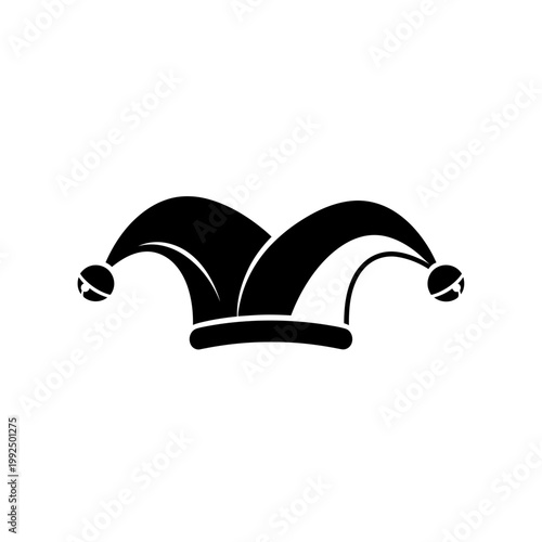 Jester Hat Silhouette Icon