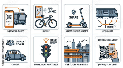 Modern Urban Transportation and Mobility Solutions for City Living