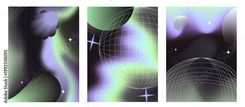 vaporwave - purple green