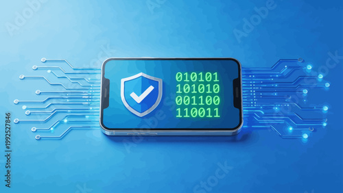 Smartphone with digital security shield