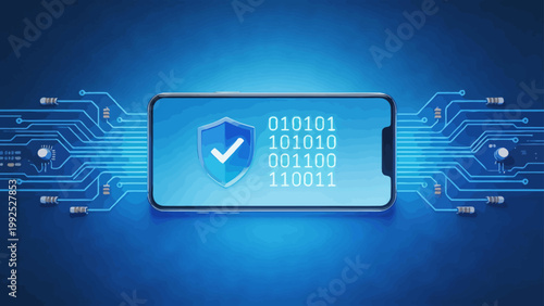 Smartphone with digital security shield