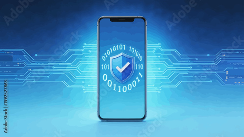 Smartphone with digital security shield
