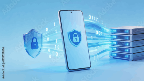 Smartphone with digital security shield