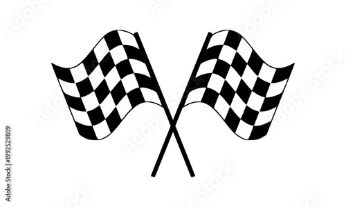 Racing flag illustration