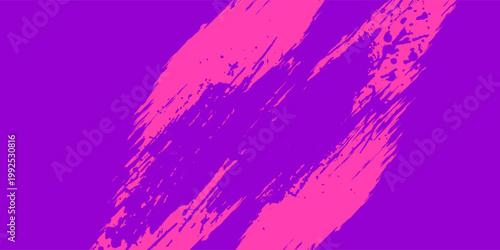 Running Poster Design %E2%80%93 Abstract Colorful Splash Illustration in Purple and Blue for City Marathon