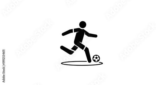 silhouette of a soccer