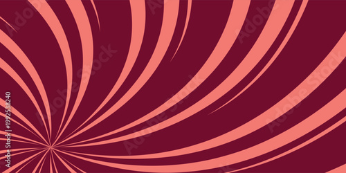 Abstract psychedelic swirl pattern, radial comic burst, or vintage hypnotic vortex design.