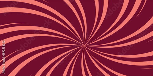 Abstract psychedelic swirl pattern, radial comic burst, or vintage hypnotic vortex design.