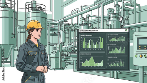 Industrial worker in hard hat.