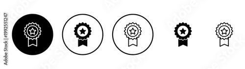 Badge icon vector. Awards icon vector. Achieve sign and symbols. Stamp
