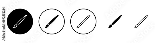 Paint icon vector. paint brush sign and symbol. paint roller icon vector