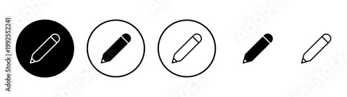 Pencil icon vector. pen sign and symbol. edit icon vector
