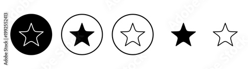 Star icon vector. rating sign and symbol. favourite star icon