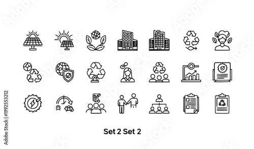 Pet care outline icons set veterinary dog cat grooming and training vector eps10