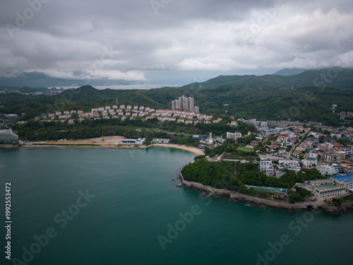 Canvastavla Aerial view of landscape in Shenzhen China