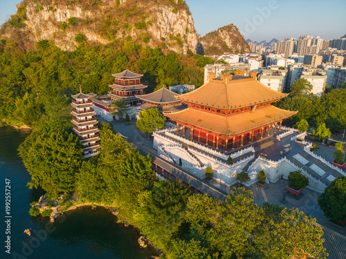 Cityscape of Liuzhou Guangxi China
