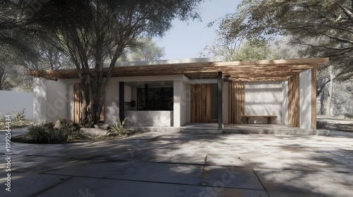 Clean Exterior Design Highlights Simple Minimalist House