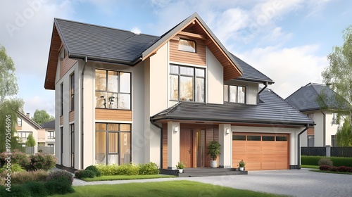 Simple Home Exterior Features Clean Lines and Modern Style