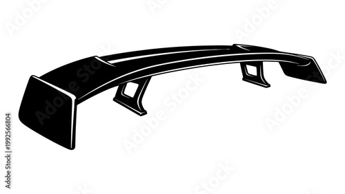 Black Car Spoiler Wing.