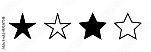 Star Icon vector illustration. rating sign and symbol. favourite star icon