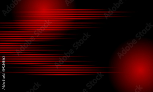 Futuristic abstract design with red light effects on a dark background, perfect for banners and presentations.