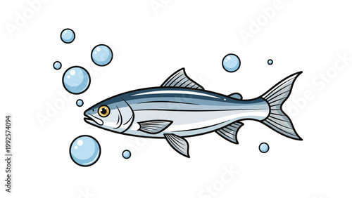 Fish Swimming in Water.