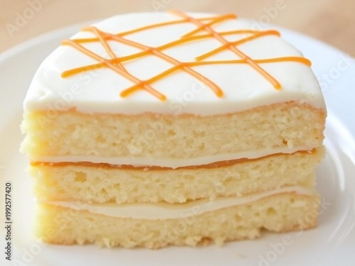 A slice of bread topped with delicate dried herbs and a hint of greenery.