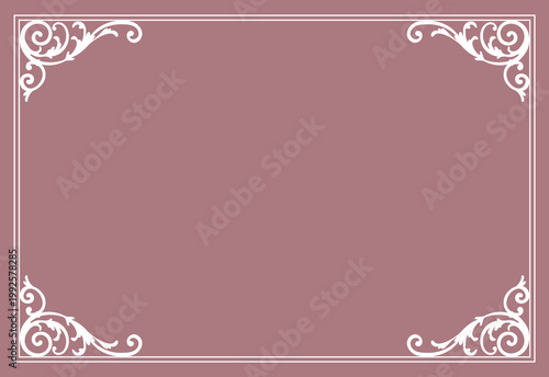 Photos Romantic, luxurious, and charming antique-style frame for adults.