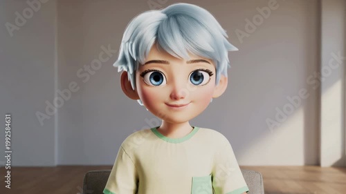 Modern 3d Cartoon Animation, Soft Rounded Characters, Clean Minimal Design, Pastel Color Palette, Consistent Character Design. Cartoon Style And Characters Shopping Help Anchor The Visual Framing
