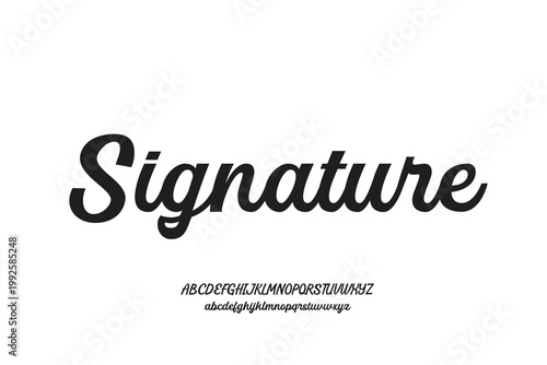 Signature Stylish Hand-drawn Script Font. Natural Flowing Cursive Typography. Personal Branding Typeface for Photography, Boutique, and Social Media