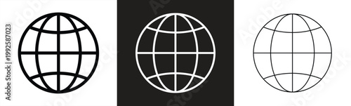 world icon - vector illustration