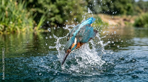 Wildlife in Natural Habitat with Untouched Nature and Animal Behavior Concept