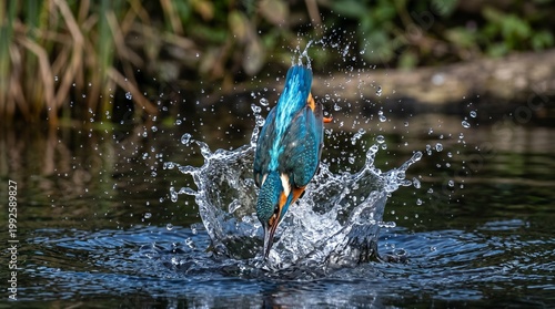 Wildlife in Natural Habitat with Untouched Nature and Animal Behavior Concept