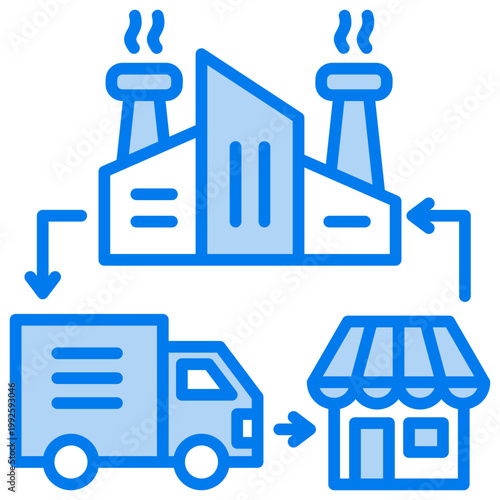 Supply Chain Icon