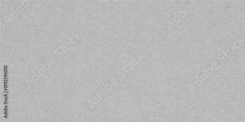 Seamless blank white paper texture background with a grey grunge pattern and a rough brushed linen fabric material surface design